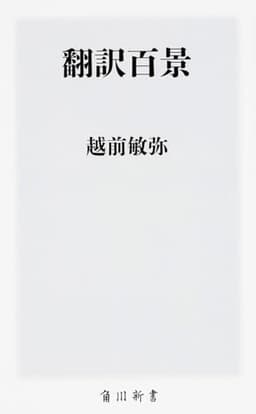 翻訳百景 (角川新書)