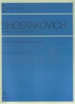 ショスタコービッチ 24のプレリュード (Zen-on piano library)