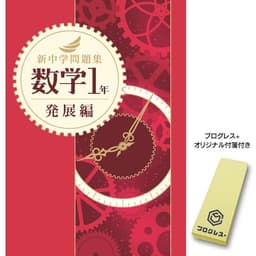 新中学問題集 数学 中1 発展編　2024年改訂版 【プログレス+オリジナル付箋付き】教育開発出版 解答付き