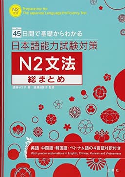 45日間で基礎からわかる 日本語能力試験対策Ｎ２文法総まとめ