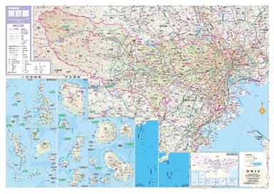 スクリーンマップ 分県地図 東京都 (分県地図 13)
