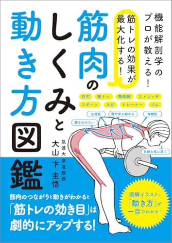 筋トレの効果が最大化する！ 筋肉のしくみと動き方図鑑
