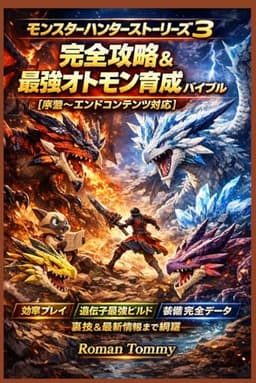 モンスターハンターストーリーズ3 完全攻略＆最強オトモン育成バイブル【序盤〜エンドコンテンツ対応】: 効率プレイ・遺伝子最強ビルド・装備完全データ・裏技＆最新情報まで網羅