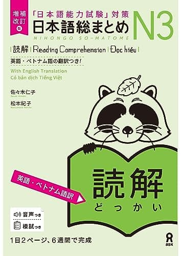 日本語総まとめ N3 読解【増補改訂版】【英語・ベトナム語版】