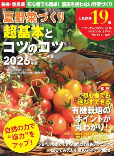 夏野菜づくり超基本とコツのコツ2026年版（野菜だより2026年4月号増刊）