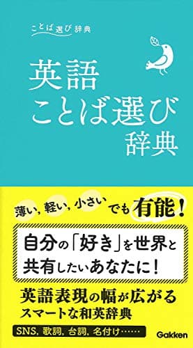 英語ことば選び辞典