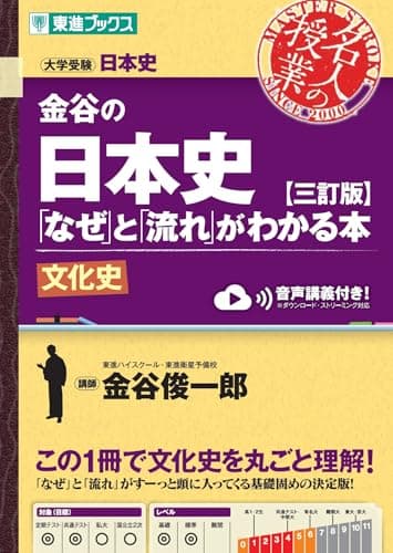 金谷の日本史「なぜ」と「流れ」がわかる本【三訂版】文化史 (東進ブックス 名人の授業シリーズ)