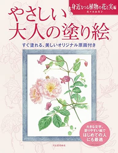 やさしい大人の塗り絵 身近なつる植物の花と実編