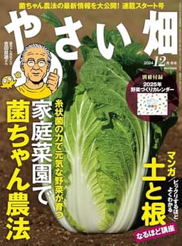 待望の菌ちゃん！【付録付き】やさい畑　冬号　2024年　12月号