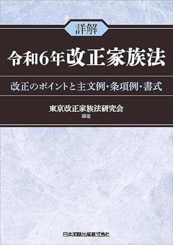 詳解 令和６年改正家族法――改正のポイントと主文例・条項例・書式