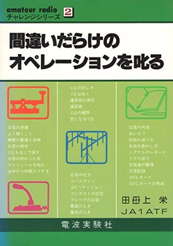 間違いだらけのオペレーションを叱る (amateur radio チャレンジシリーズ 2)