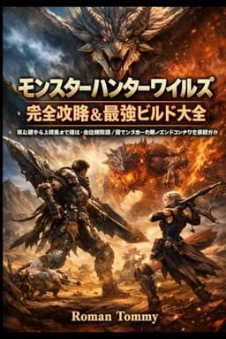 モンスターハンターワイルズ 完全攻略＆最強ビルド大全: 初心者から上級者まで対応・全武器解説／全モンスター攻略／エンドコンテンツ完全網羅ガイド
