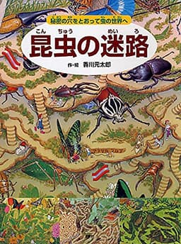 昆虫の迷路 秘密の穴をとおって虫の世界へ (めいろ×さがしえ×むし)【4歳 5歳からの絵本】 ((めいろ×さがしえ) (迷路絵本))