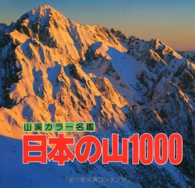 日本の山1000 (山渓カラー名鑑)