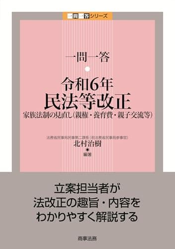 一問一答　令和６年民法等改正――家族法制の見直し（親権・養育費・親子交流等） (一問一答シリーズ)